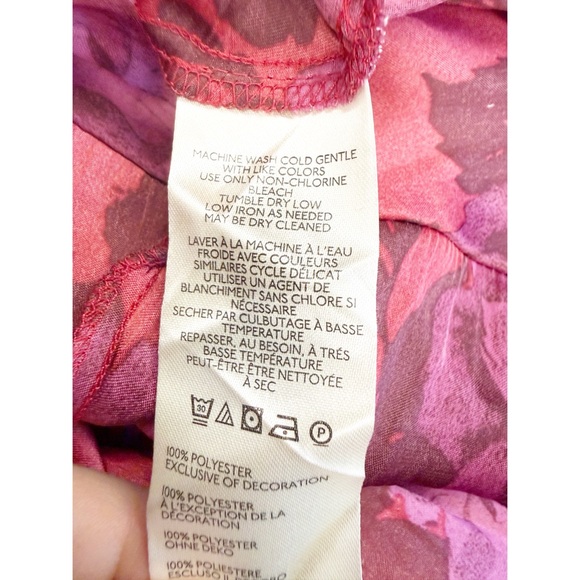 NWOT Free People Jos Floral Mini Dress Berry Combo, Size Small - Picture 10 of 13